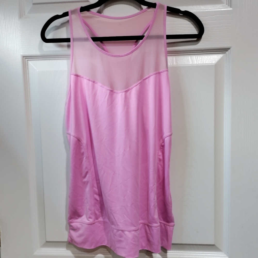Hind women's pink tank racerback top size Medium